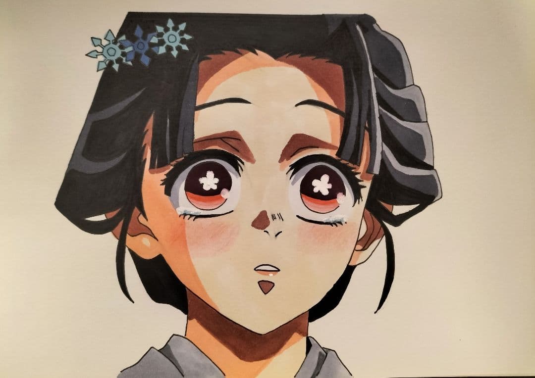 R*.様 鬼滅の刃 恋雪 イラスト 手描き ファンアート