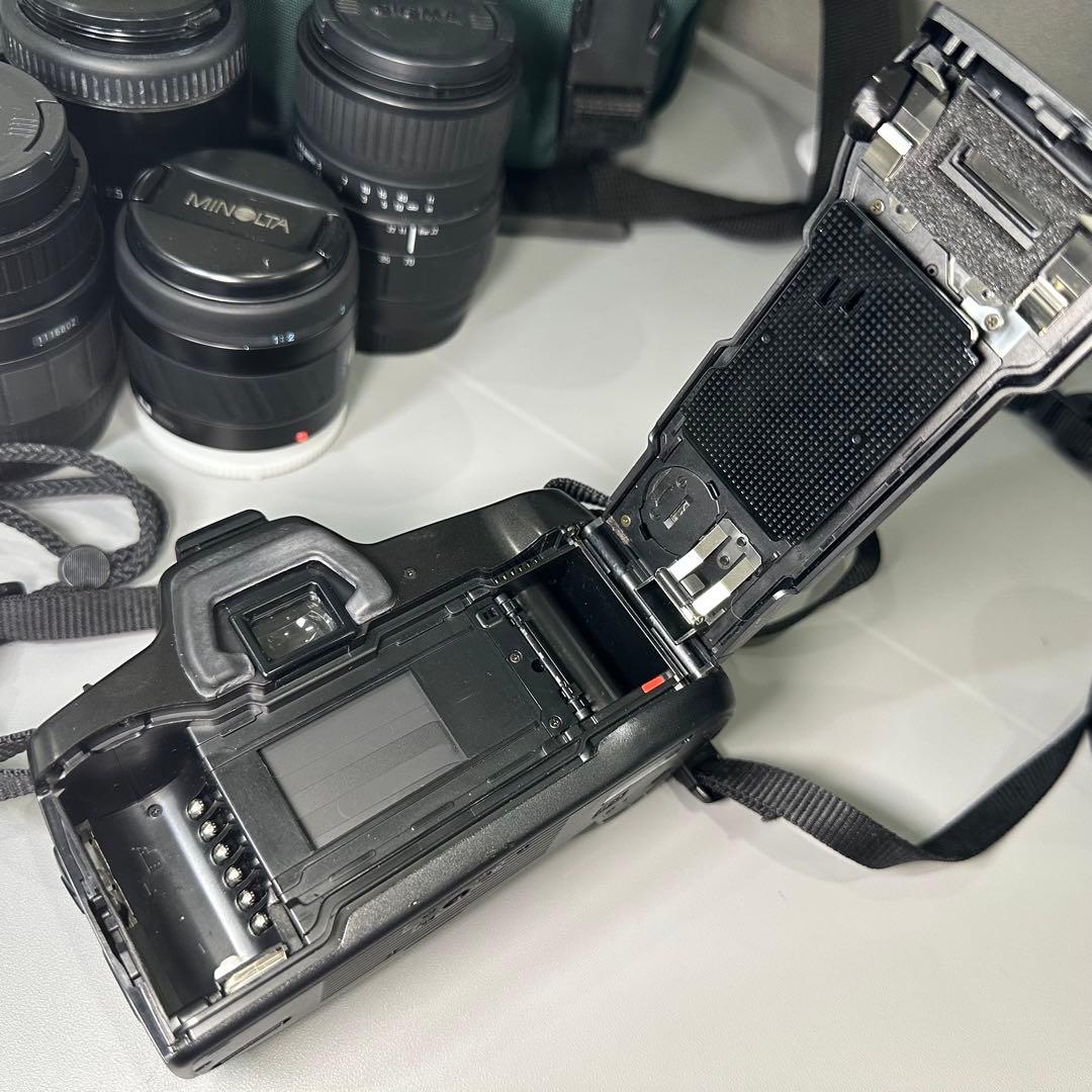 【現状品】MINOLTA / OLYMPUS フィルムカメラ レンズ4本セット