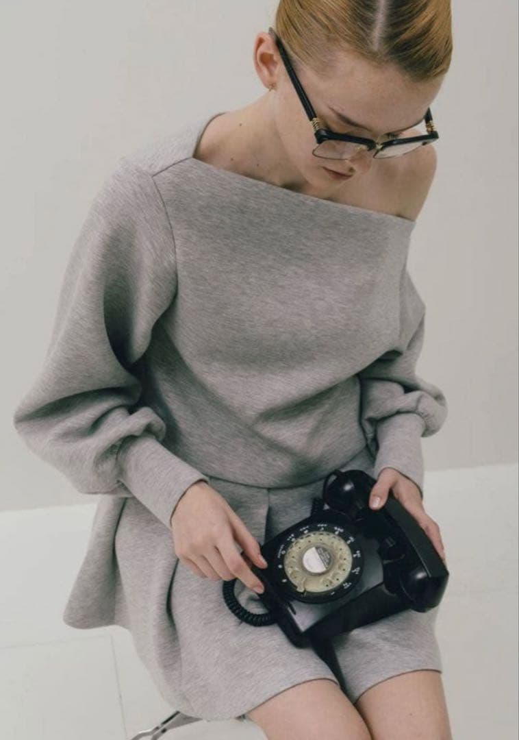 thetoe Marylebone Pleats Skirt グレーM