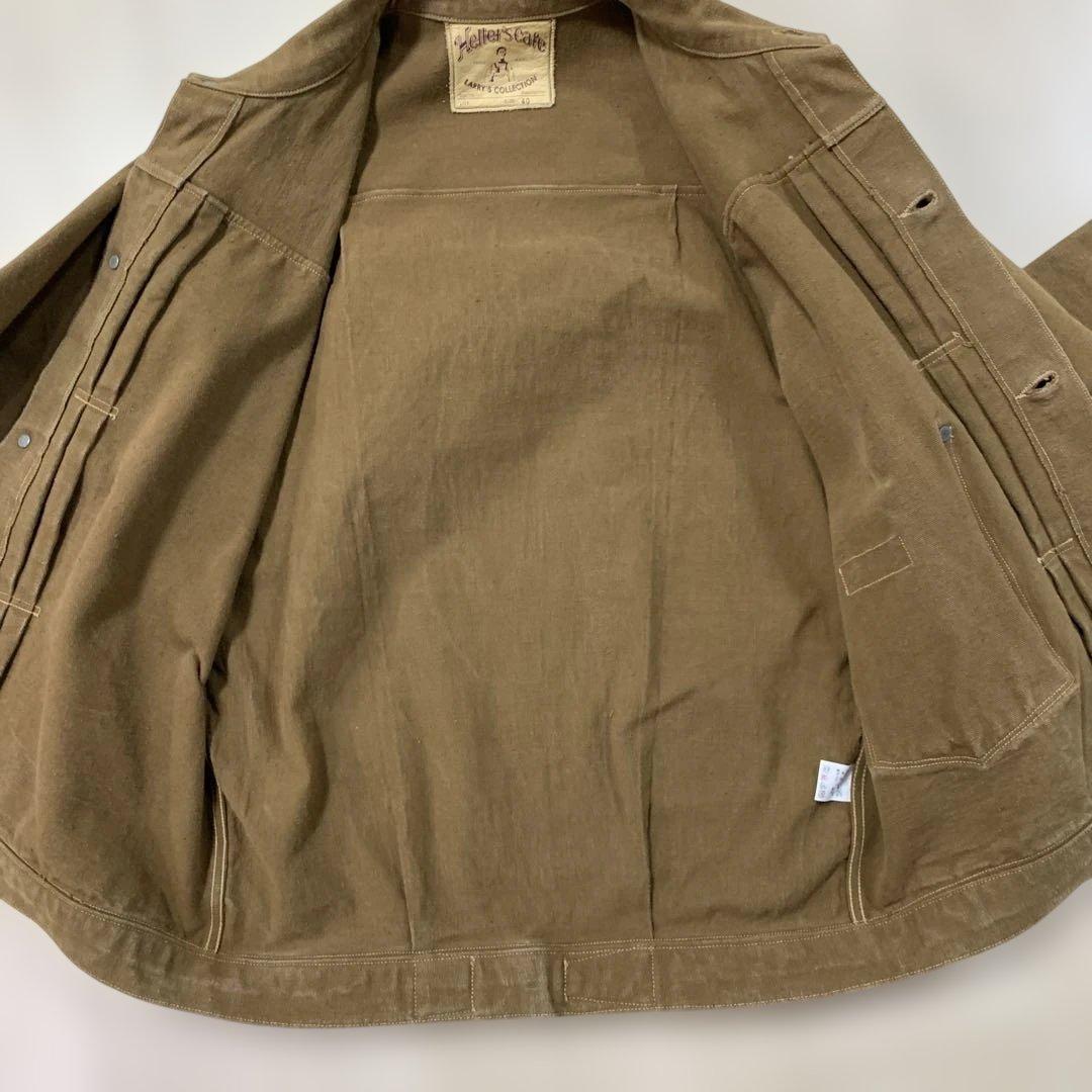ウエアハウス　ヘラーズカフェ　ブラウンダックジャケット　サイズ40