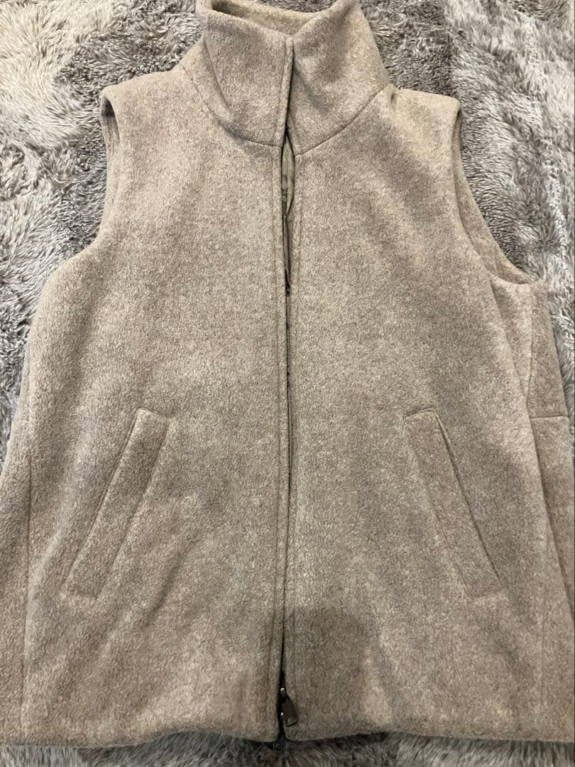 ETRE TOKYO メルトンフリースベスト ベージュ系