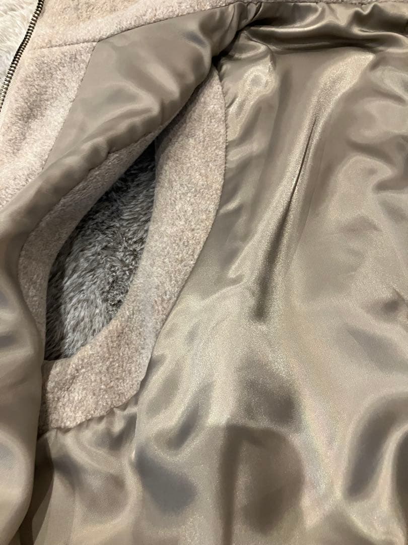 ETRE TOKYO メルトンフリースベスト ベージュ系