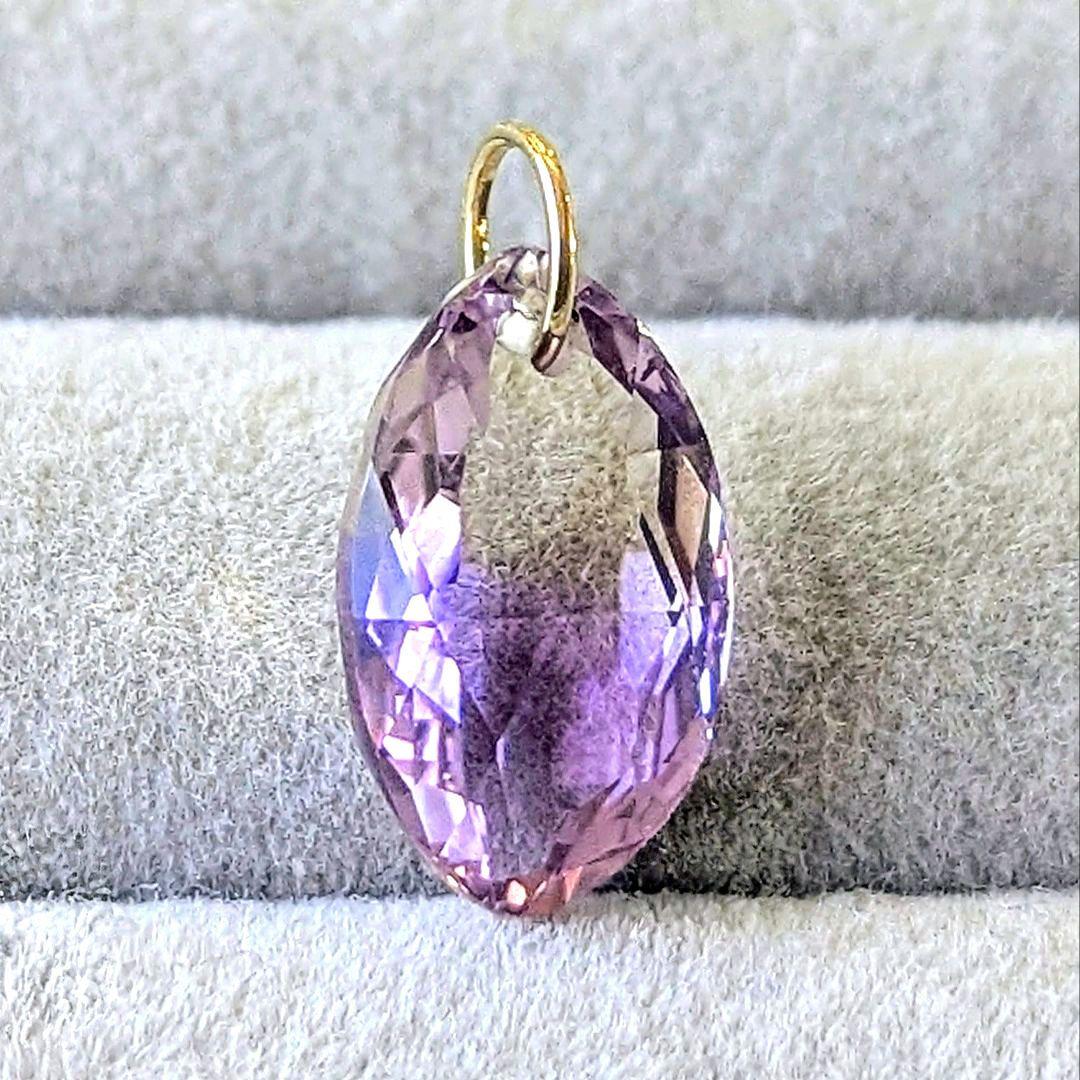 Risbonum☆K18 アメトリン 4.43ct ネックレスチャ―ム
