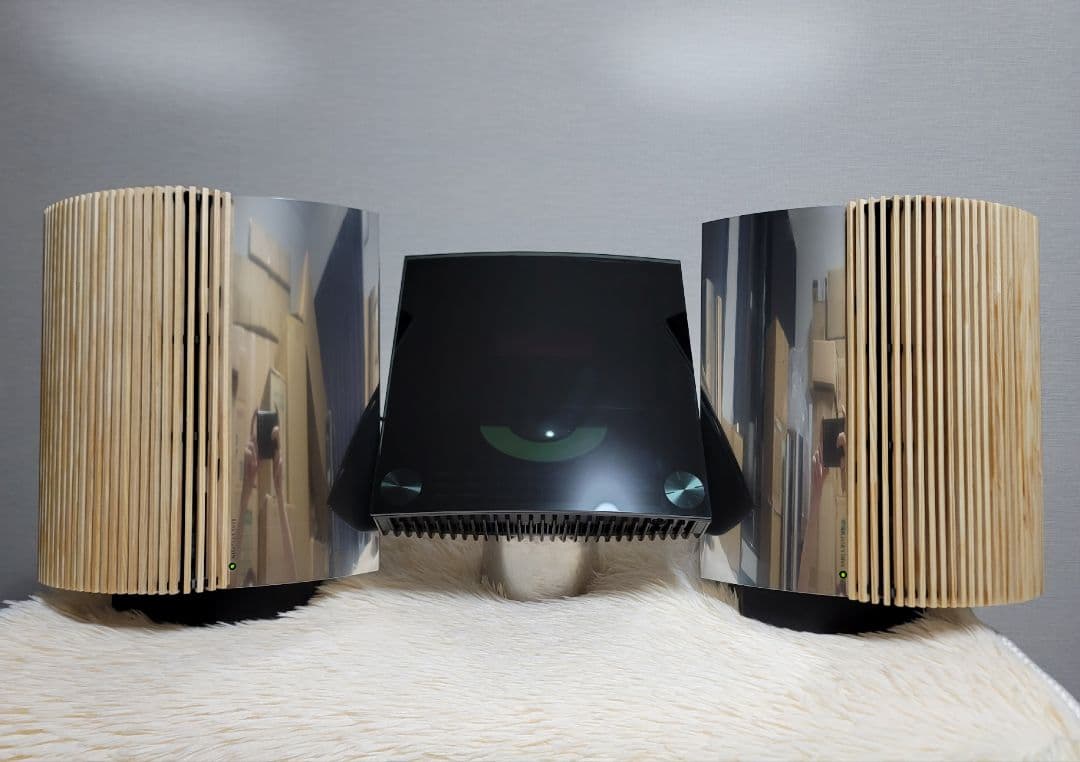 B&O Beosound 4,天然木製ケース付きBeolab 4000
