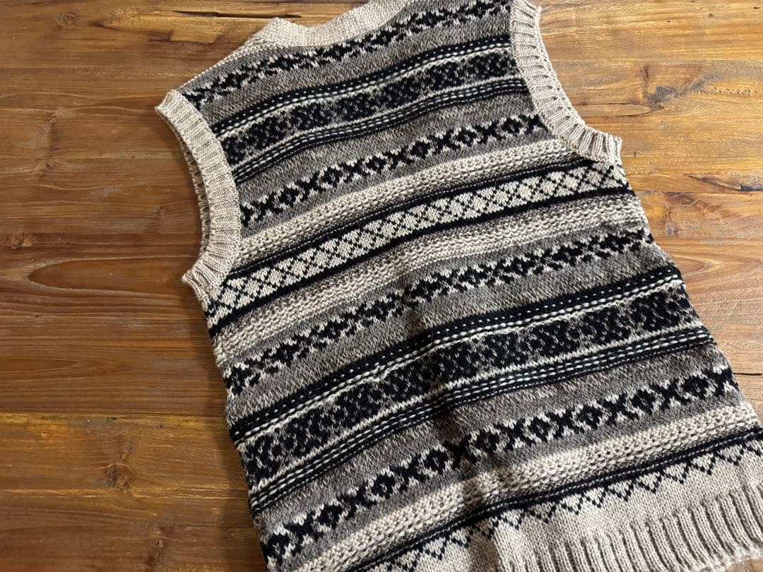 nestRobe＊HIGHLAND CLUBハイランドジャガードニットベスト