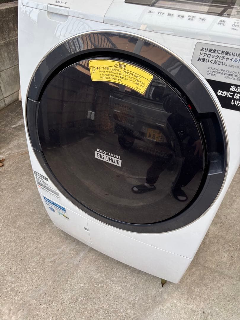 日立ドラム式洗濯機 10/6kg 左開 BD-SG100CL 2018年