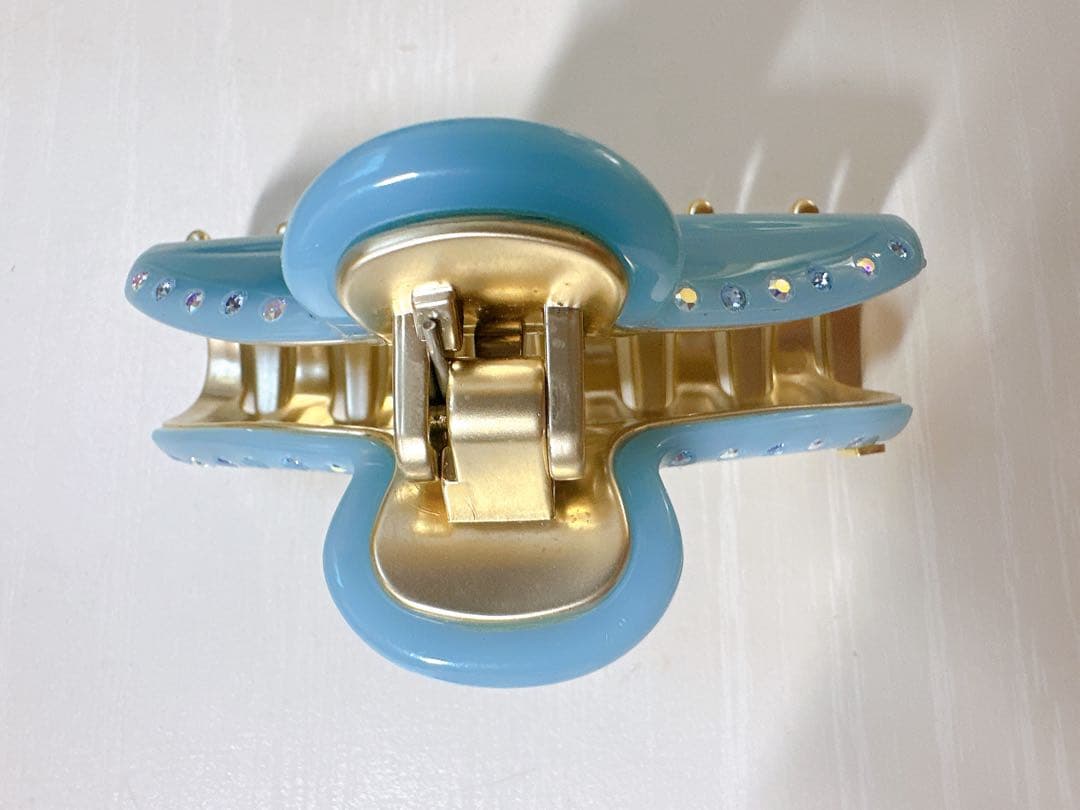 美品　アレクサンドルドゥパリ　クリップ　ライトブルー