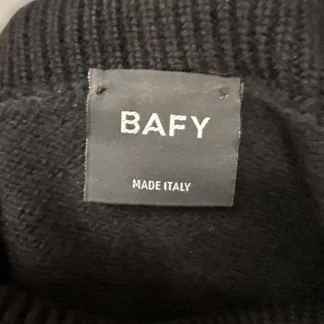 BAFY メリノウールミドルゲージタートルネックエクストラファインメリノウール