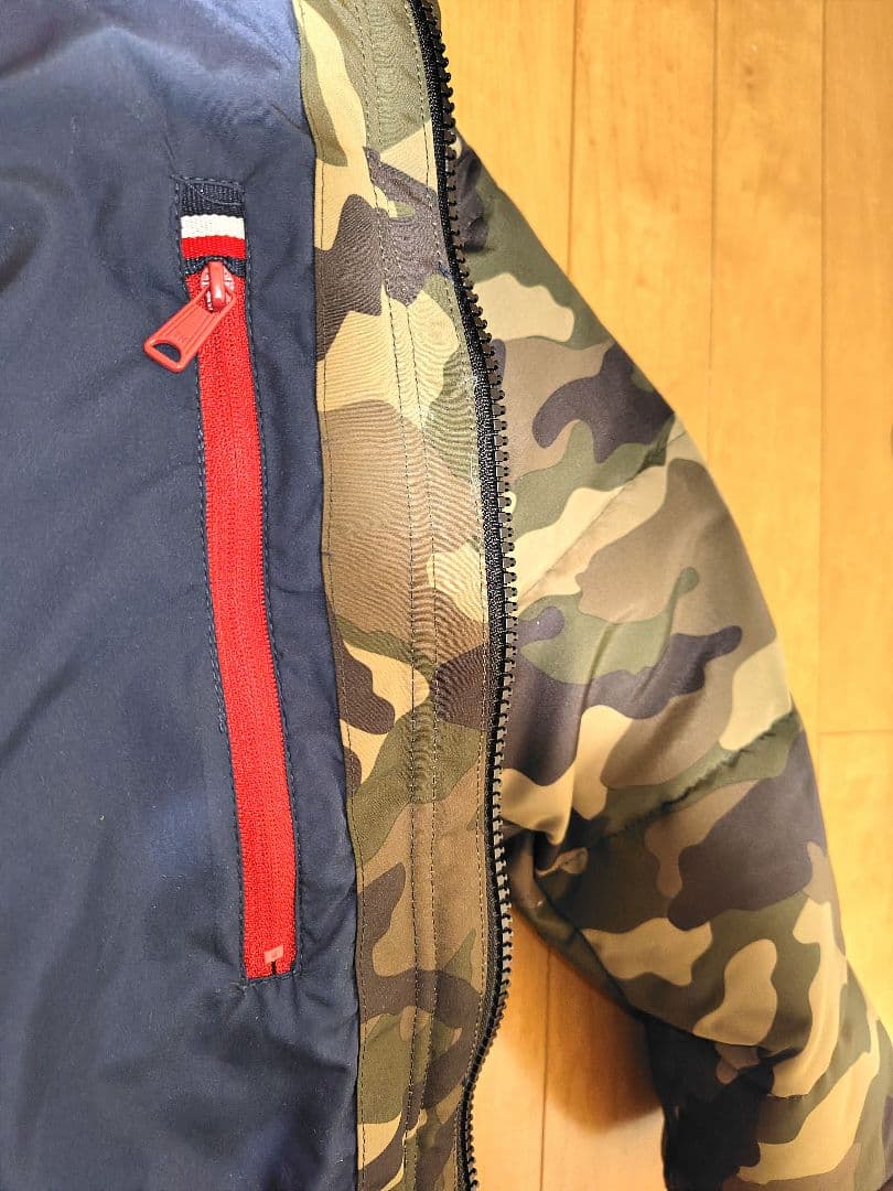 トミーフィルフィガー☆海外製・迷彩ダウンジャケット☆