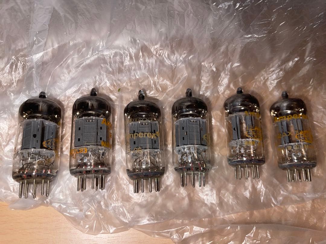 6本 AMPEREX アンペレクス 12AX7 ECC83 / ムラード 英国製