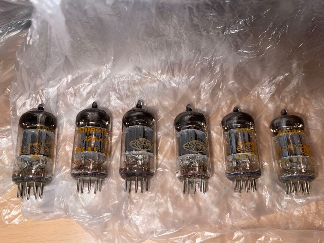 6本 AMPEREX アンペレクス 12AX7 ECC83 / ムラード 英国製