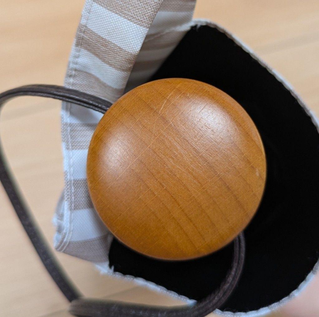 サンバリア100 3段折折りたたみ日傘　ストライプ　モカ