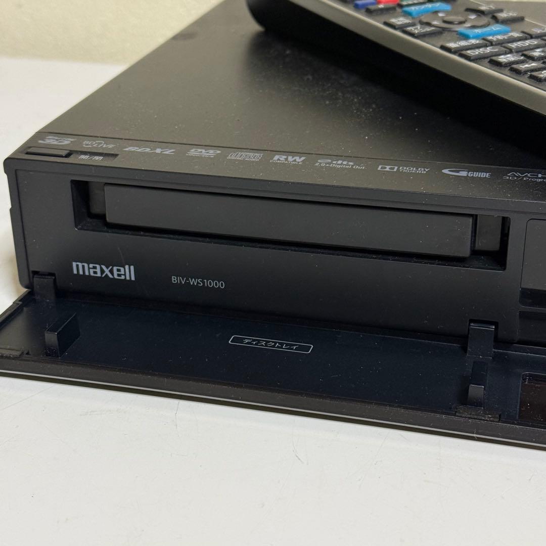 通電確認済 maxell BDレコーダー iVDR BIV-WS1000 1TB
