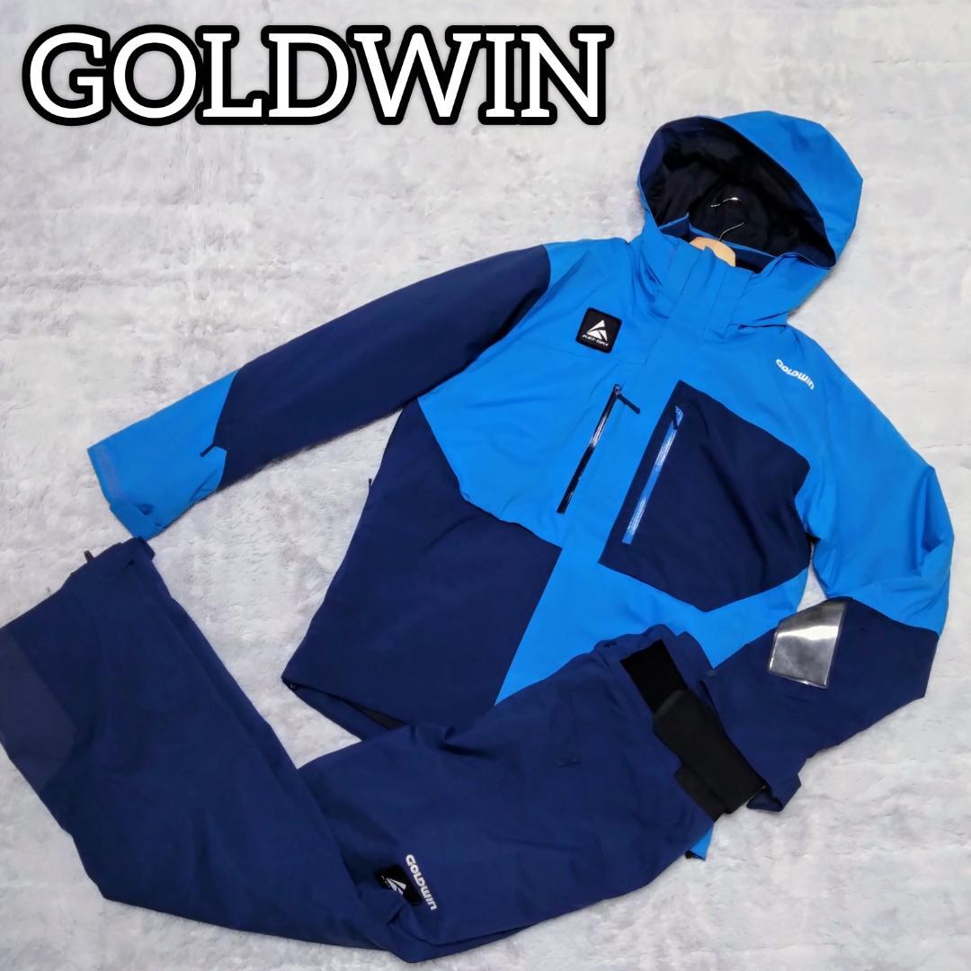 GOLDWIN スキーウェア 上下セットアップ L ツートン 券ホルダー 中綿