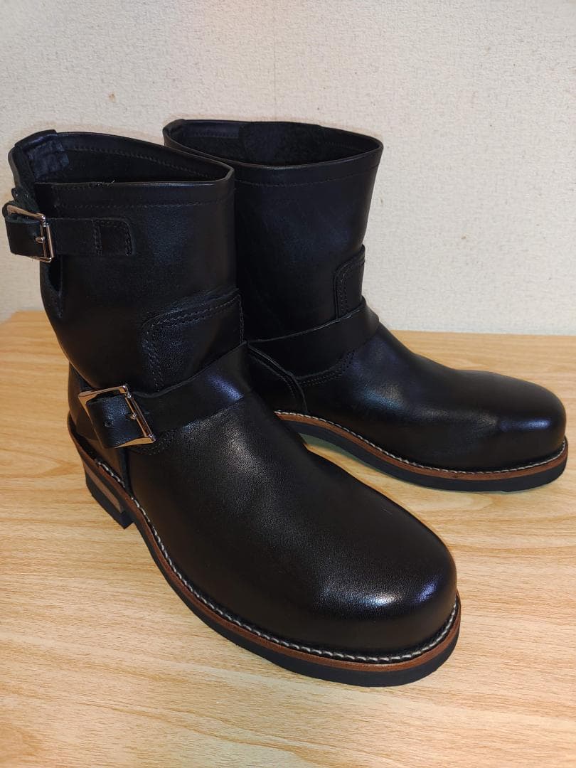 【最終処分価格!】HAWKINS 黒 レザー エンジニアブーツ 25.5Cm