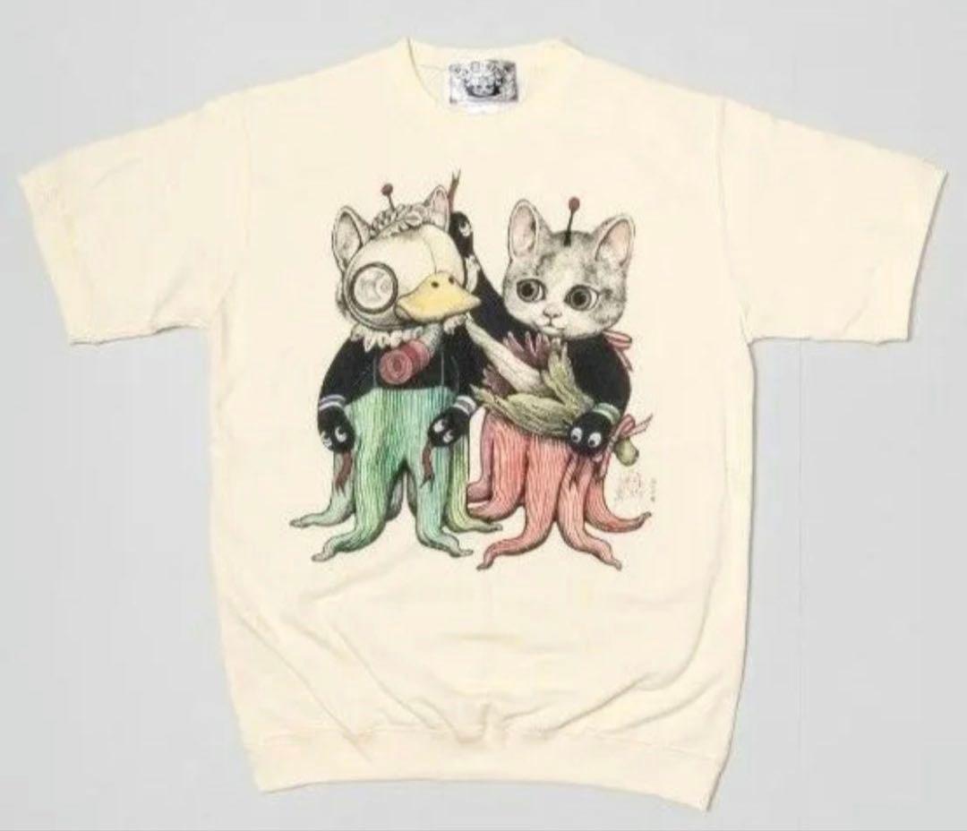 ボリス雑貨店　ヒグチユウコ　半袖スウェット　オオコンニャクとガスマスク