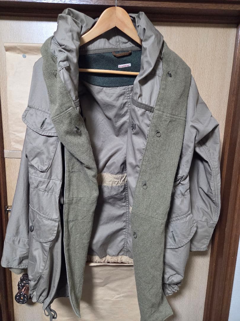 KAPITAL キャピタル　カツラギ起毛　リングコート グリーン　1 S