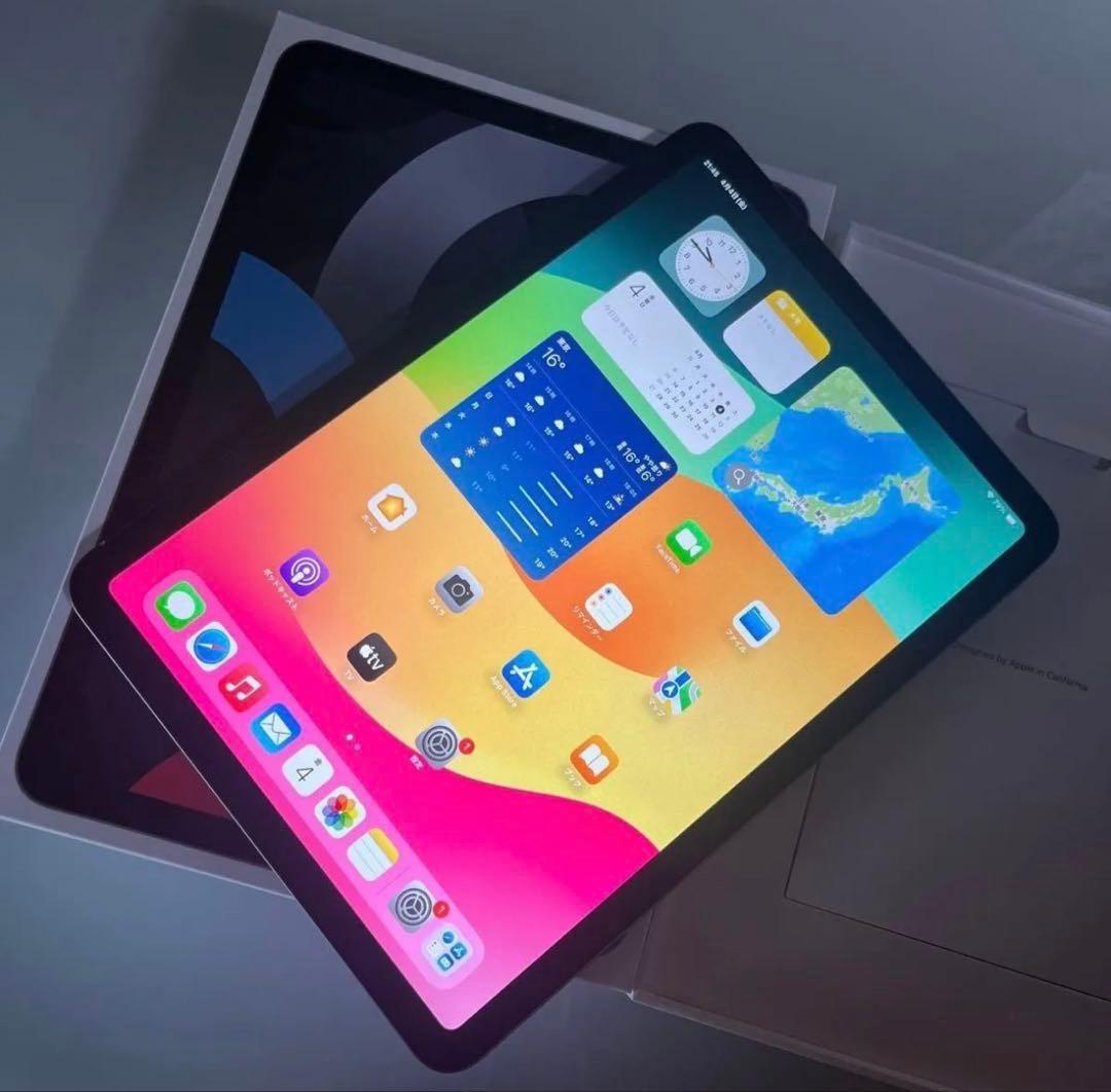 ［最終値下げ］iPad Air4 第4世代　64GB 割れなし　最大容量99%