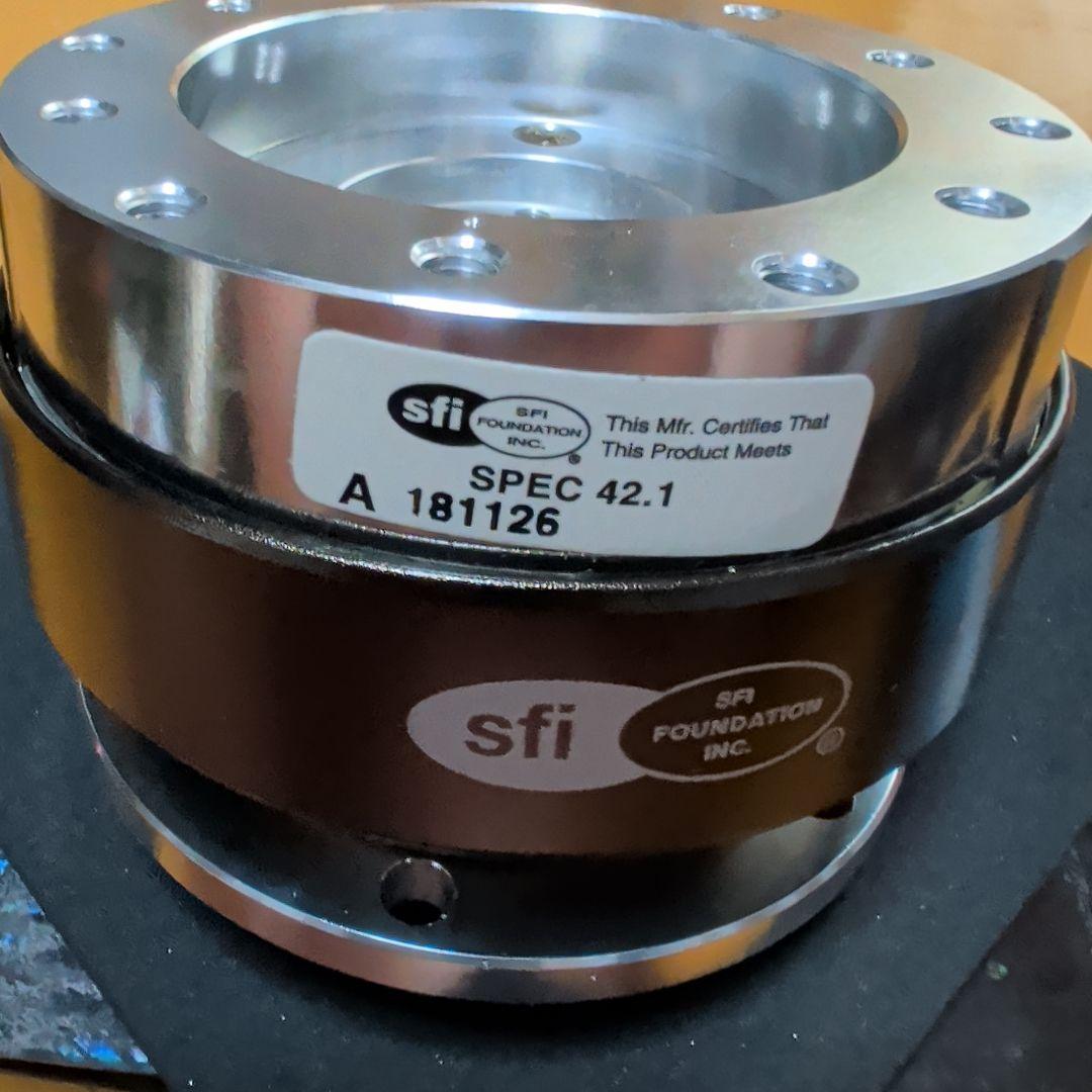 NRG SRK-200-1SL ステアリングハブ SFI認証 シルバー