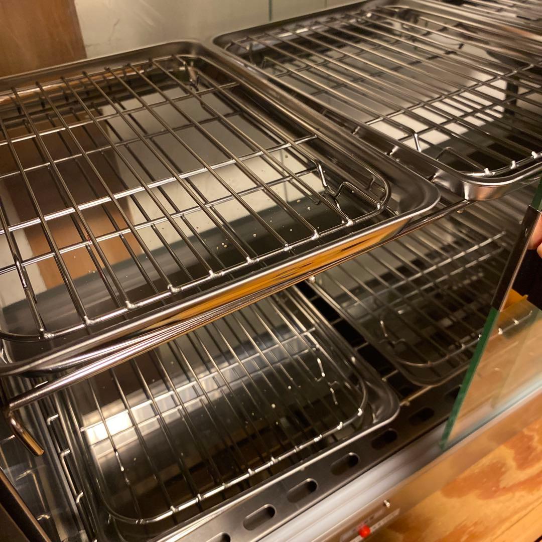 ほぼ新品❗️業務用保温器２段　ホットケース　中型モデルKIPROSTAR