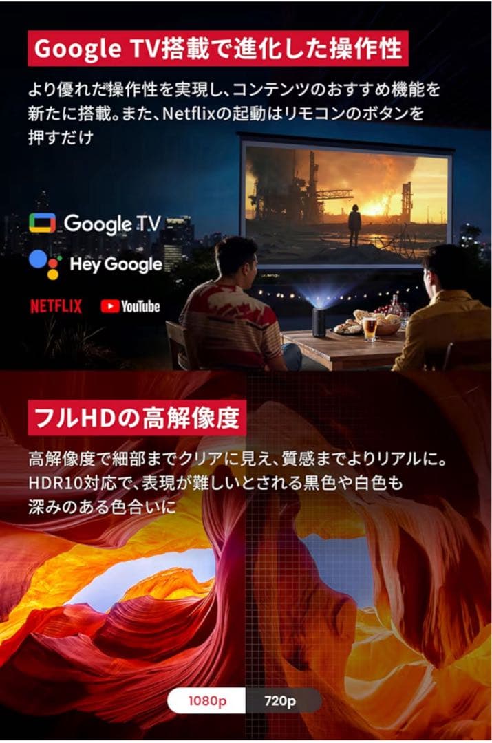 Anker Nebula Capsule 3 小型プロジェクター