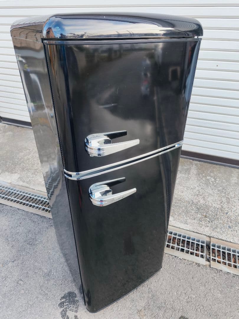 関東限 20年 条件で無料配 レトロ冷蔵庫 レトロデザイン冷蔵庫 冷蔵庫 2ドア