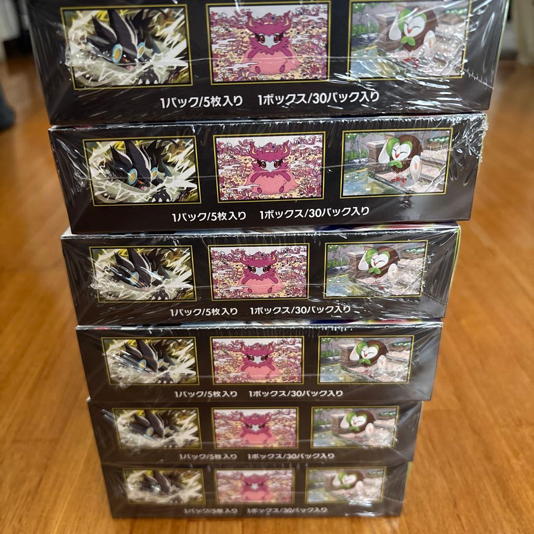 ポケモンカードゲーム ムニキスゼロ 新品未開封　シュリンク付き　6BOX