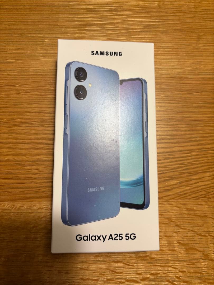 【新品未使用】Galaxy A25 5G ブルー 64GB