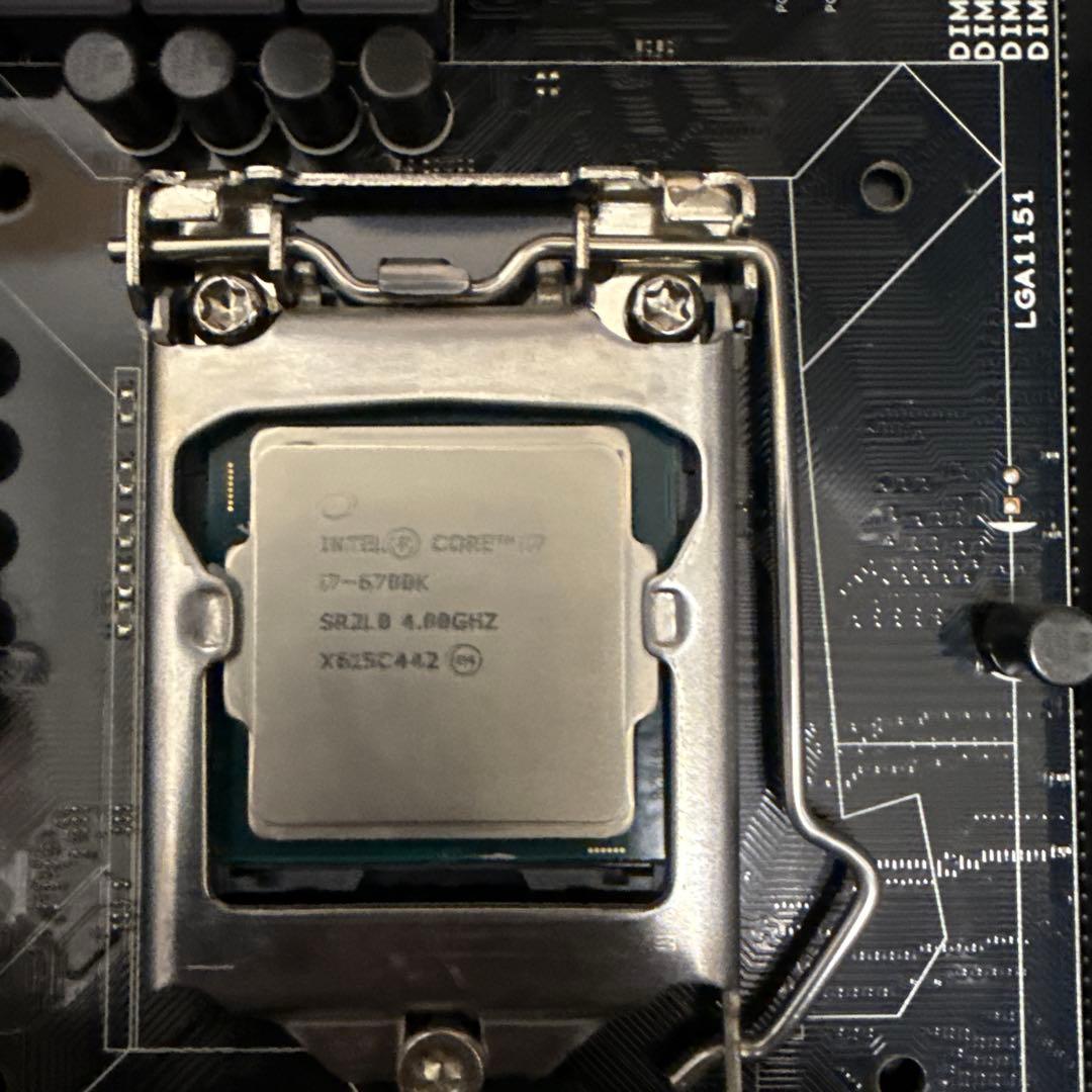 ASUS Z170 PRO GAMING CPU、クーラーセット　メモリのみ欠品