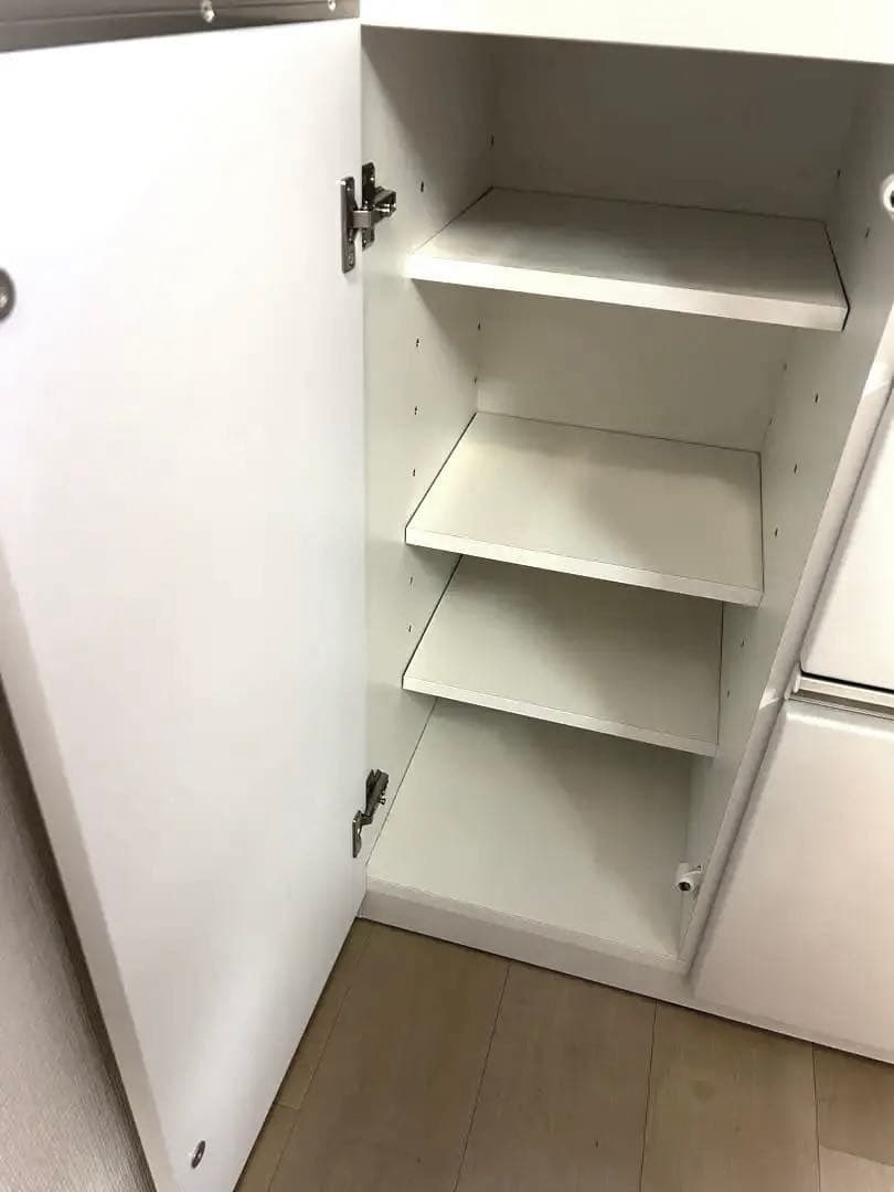 ニトリ　キッチンカウンターアルミナ2 120CTホワイト