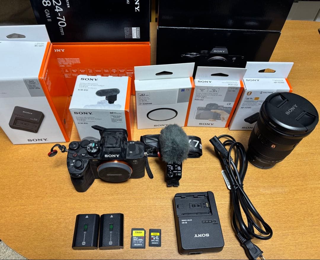 SONYα7IVボディ&FE24-70mm F2.8GMIIレンズ