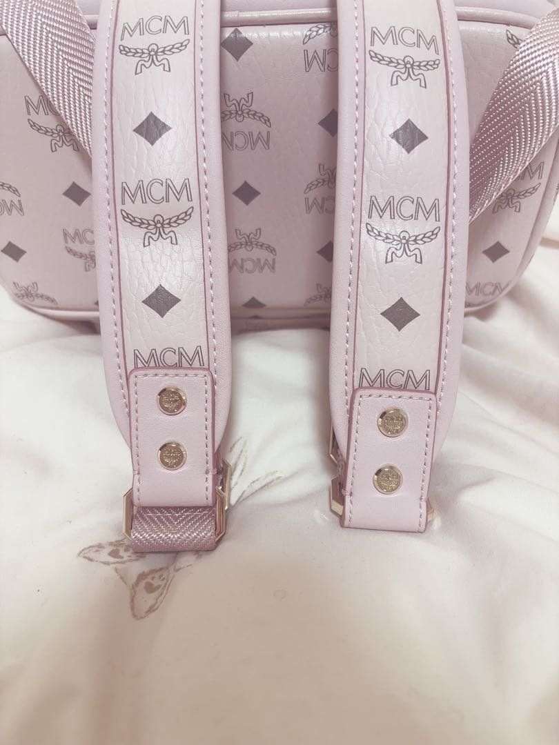 MCM リュック パウダーピンク Small S