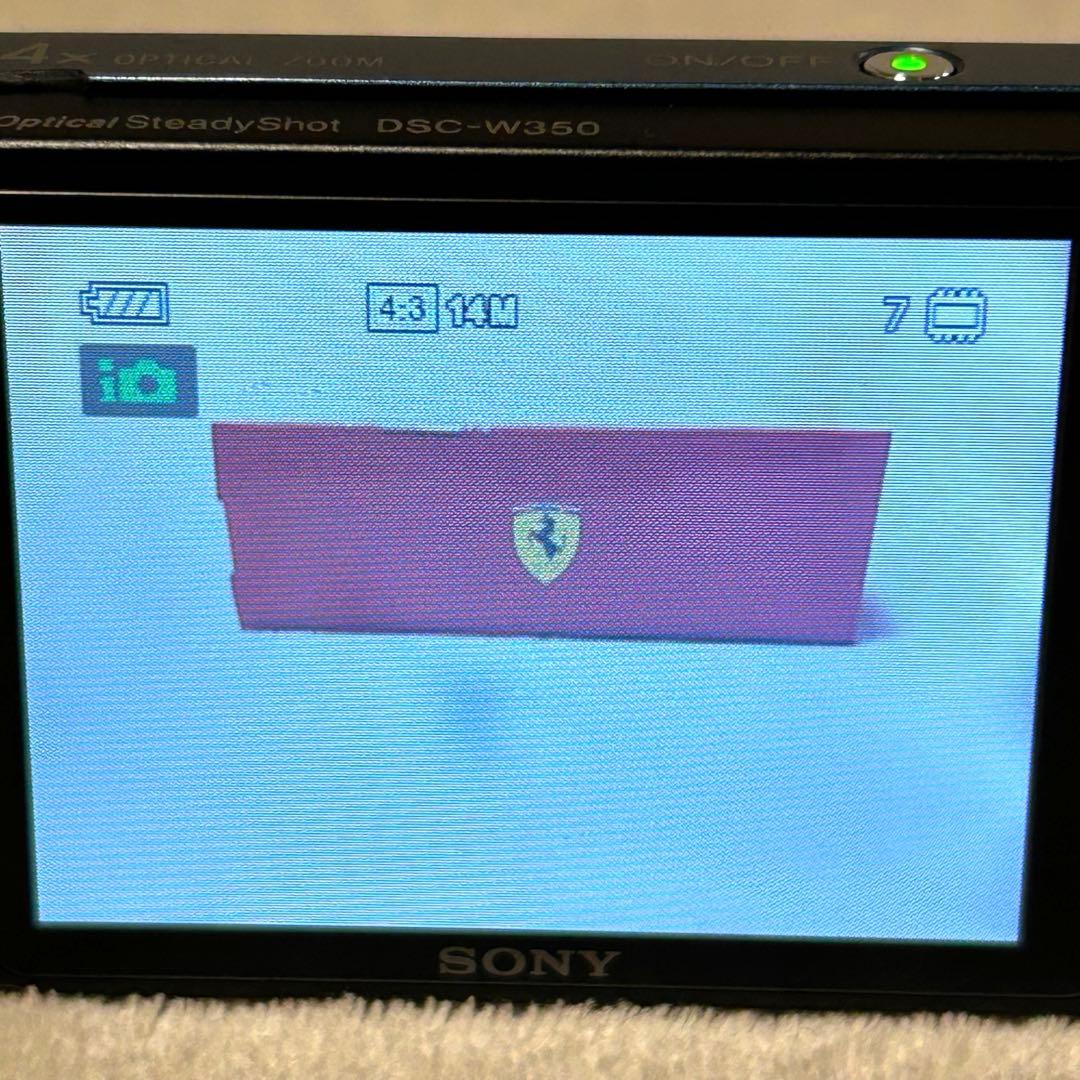 【極美品 動作確認済 やや訳アリ】Sony サイバーショット DSC-W350