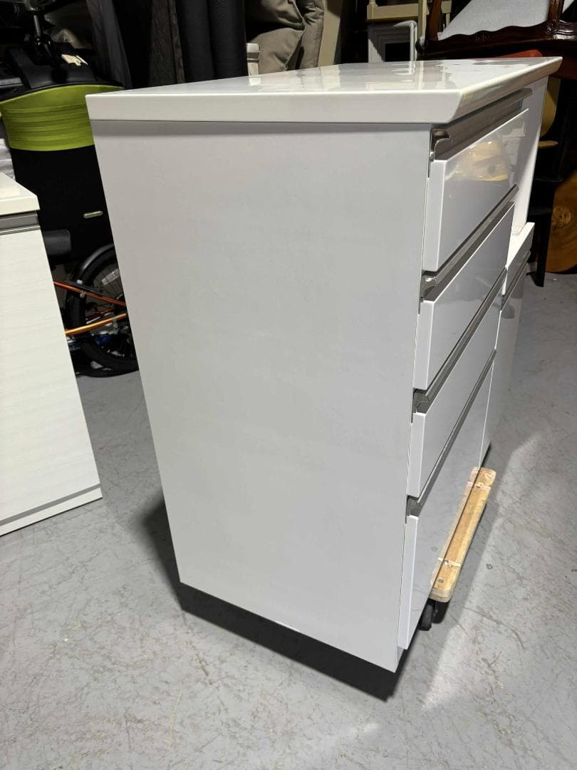 ちゃびたん NITORI キッチンカウンターキッチンキャビネット幅90cm