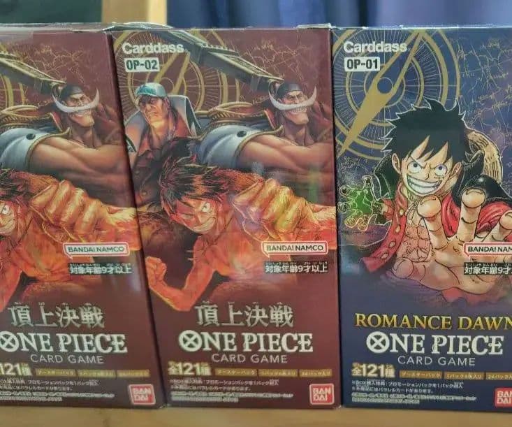 ワンピースカード　頂上決戦　ロマンスドーン　テープ付き