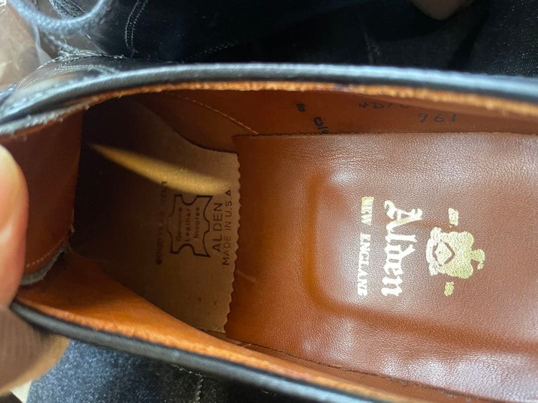 あーりーAlden オールデン 961 アバディーンラスト 8E カーフ