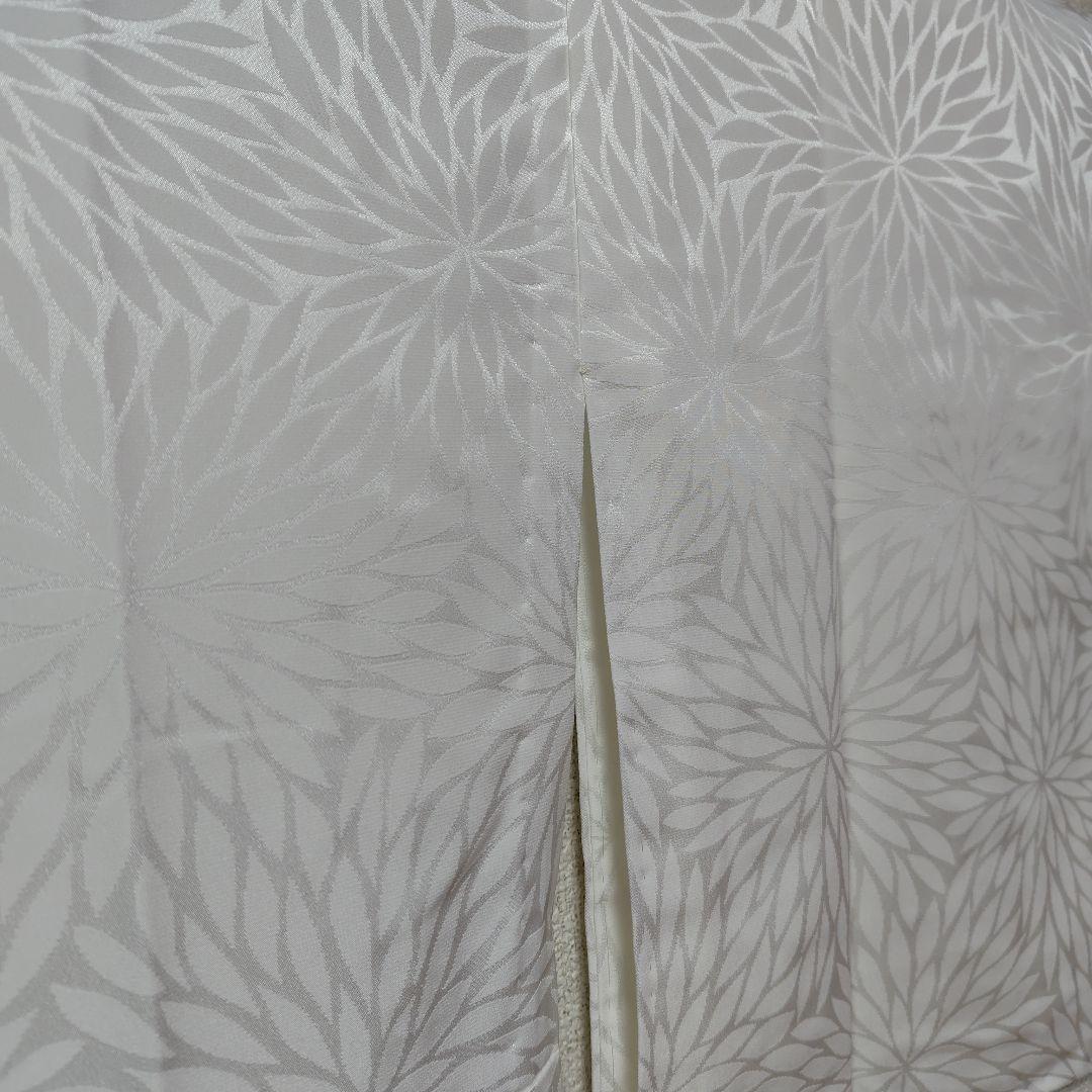 長襦袢　洗える長襦袢　プレタ長襦袢　半衿付　シルック　菊文　礼装　冠婚葬祭　新品