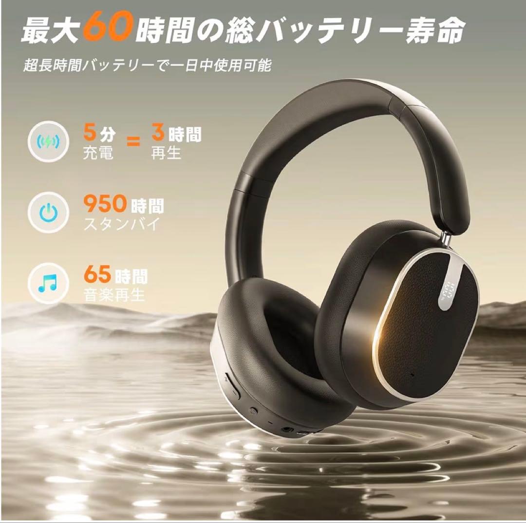 【新品、未使用】ワイヤレスヘッドホン