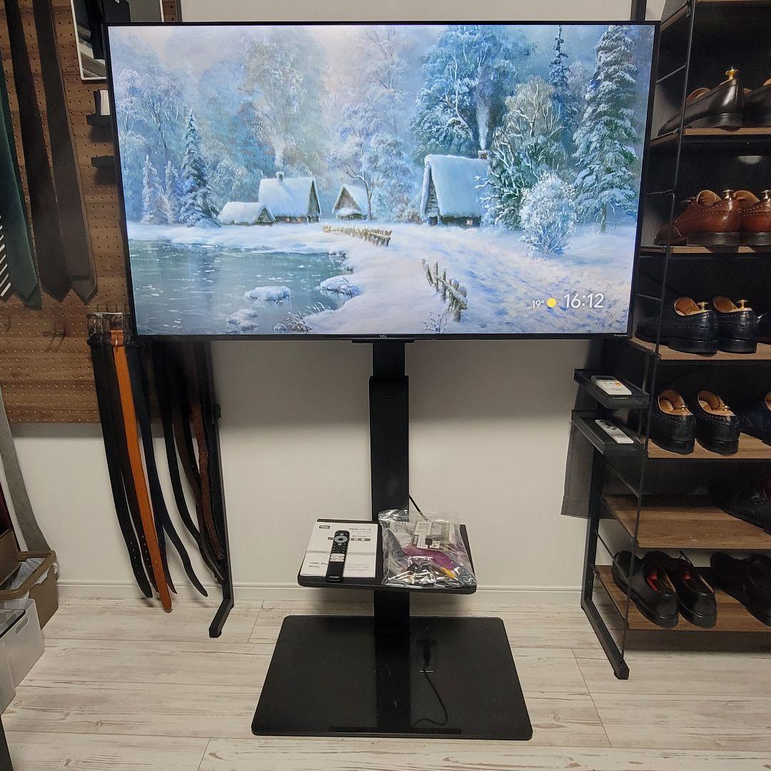 TCL 50V型4K対応液晶 チューナーレステレビ 50V型4K 50P63E