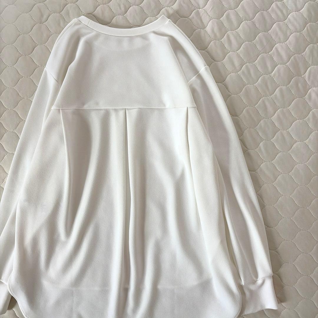 【美品】BEARDSLEY Tブラウス　サイズ0 ホワイト