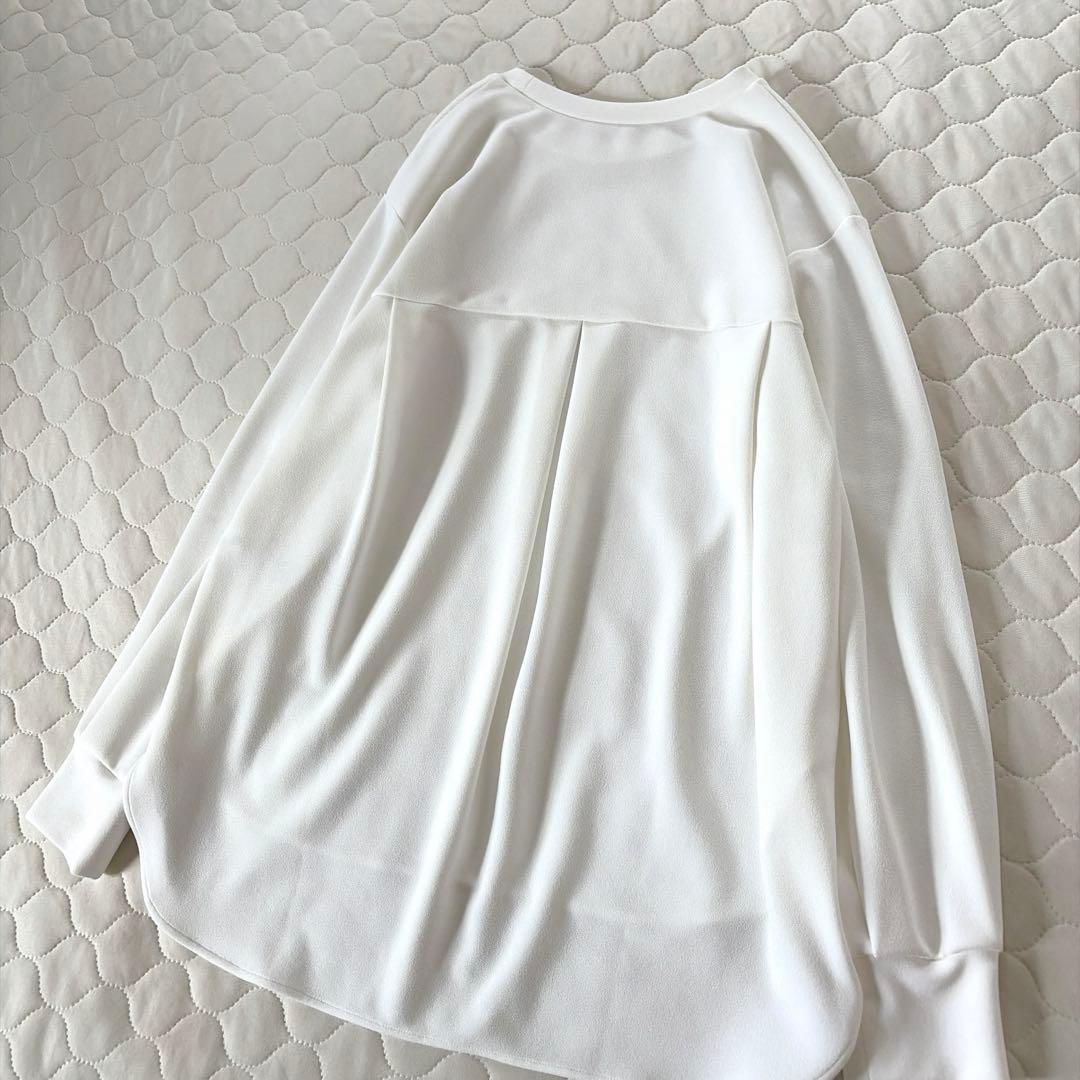 【美品】BEARDSLEY Tブラウス　サイズ0 ホワイト