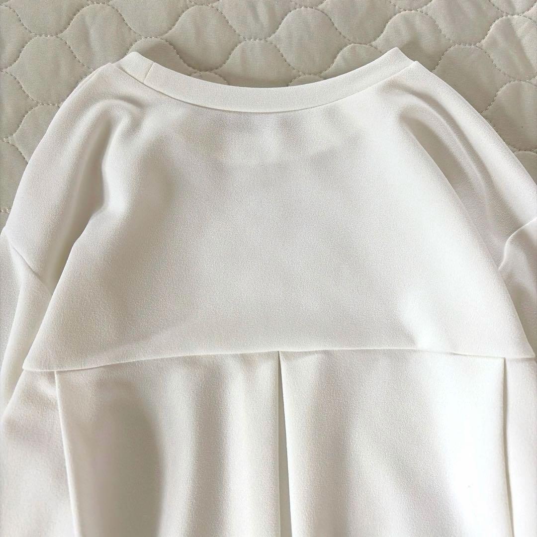 【美品】BEARDSLEY Tブラウス　サイズ0 ホワイト