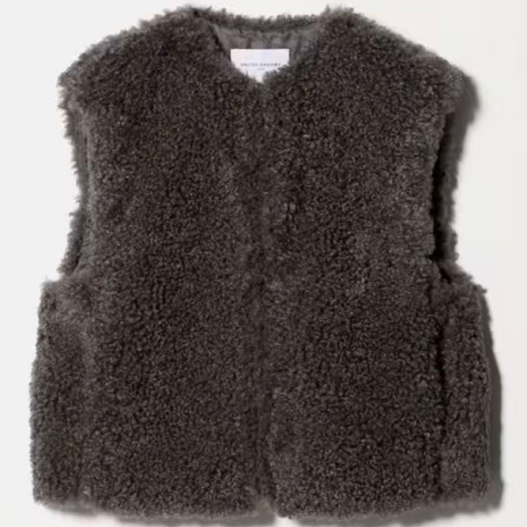 UNITED ARROWS ファーライク ボア ベスト