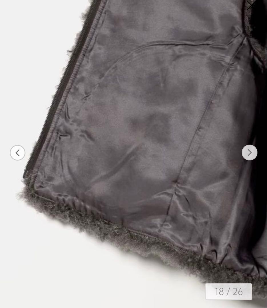 UNITED ARROWS ファーライク ボア ベスト