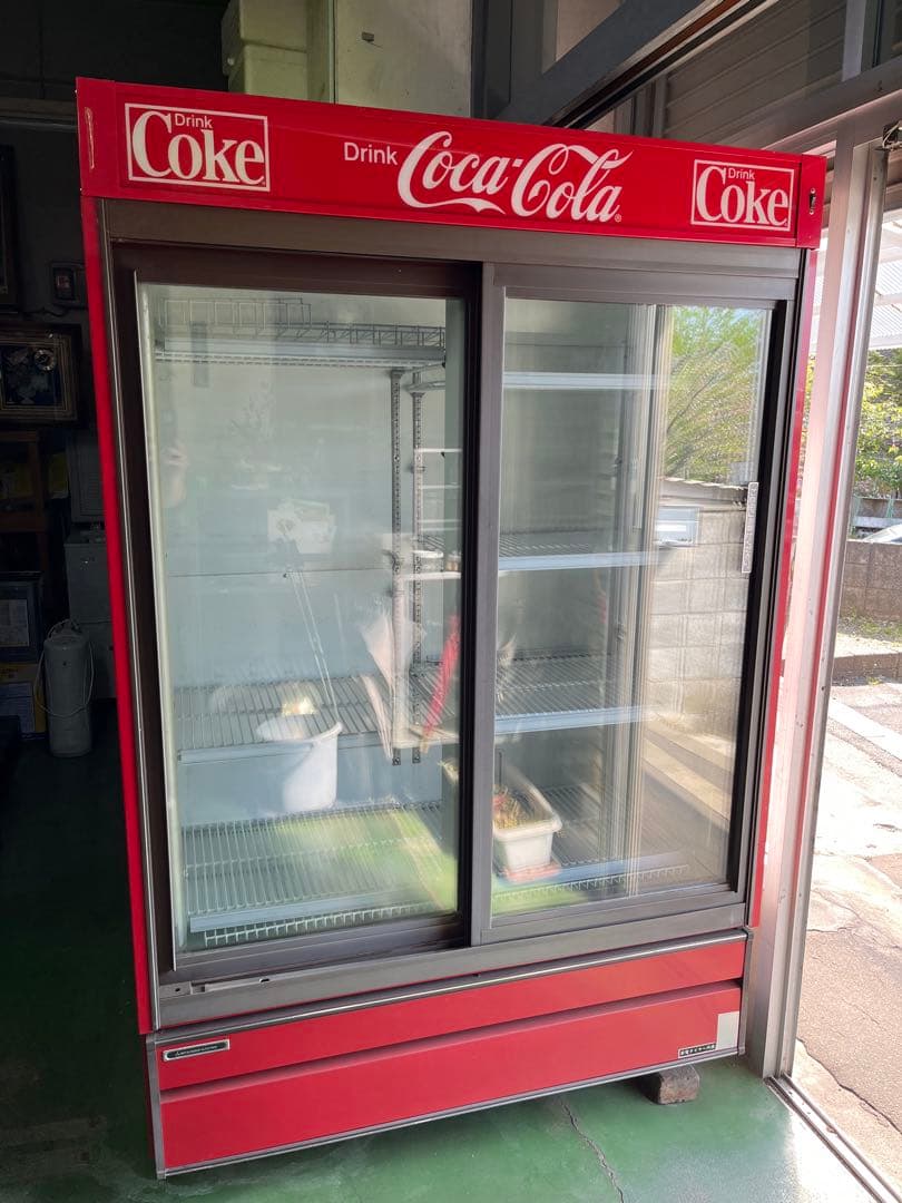三菱電機　コカコーラ　ショウケース　冷蔵庫　引き取り限定　北海道限定