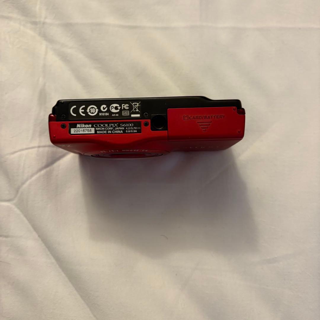 【超美品】Nikonニコン COOLPIX クールピクス S6100 レッド