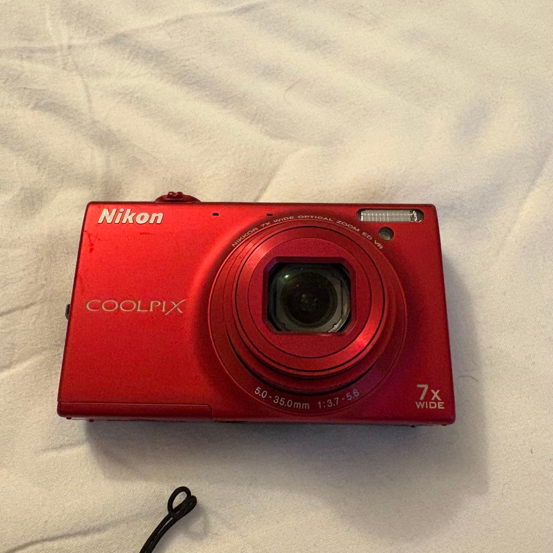【超美品】Nikonニコン COOLPIX クールピクス S6100 レッド
