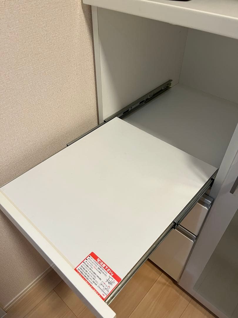 ［NITORIニトリ］食器棚キッチンボードレンジ台ホワイト