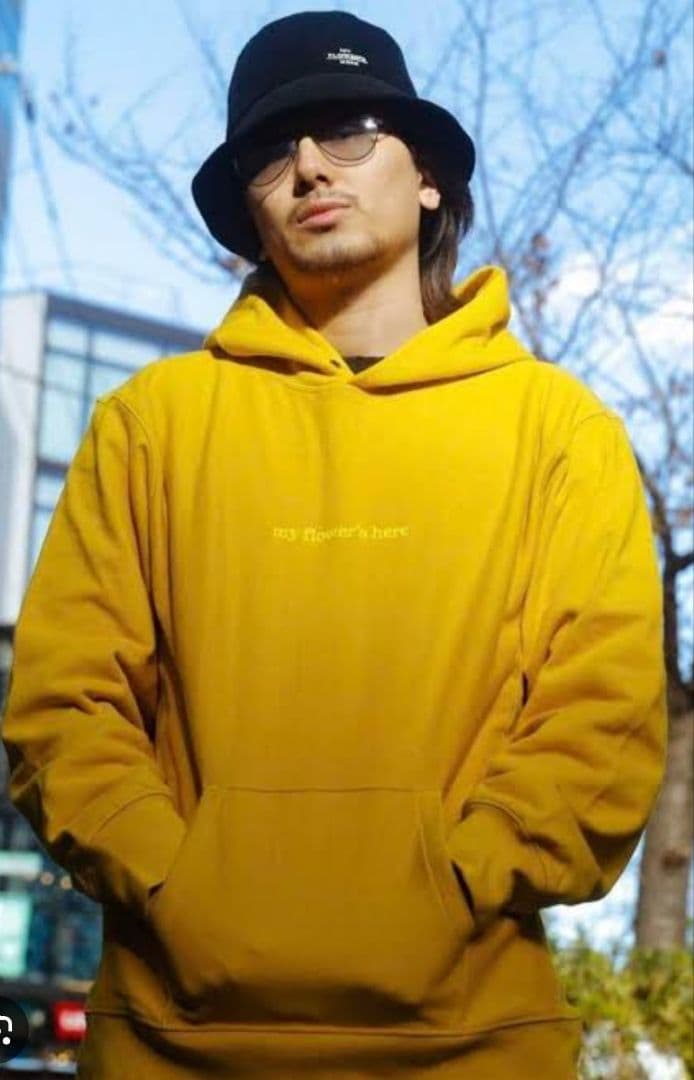 【ペルシャ】【試着のみ】藤井風 パーカー M マスタード