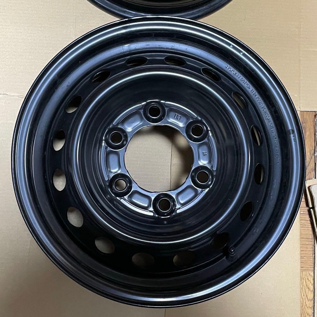 送料込み　②E26 キャラバン　新車外し　純正ホイール　②と同時購入必須